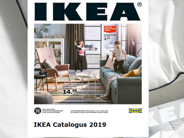 Ikea test einde papieren huis-aan-huis catalogus