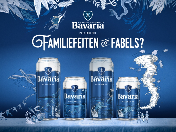 Fama Volat, Artbox, Men in Green en Mindshare komen met Bavaria-campagne Familiefeiten of Fabels?