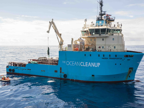 5PM in zee met The Ocean Cleanup