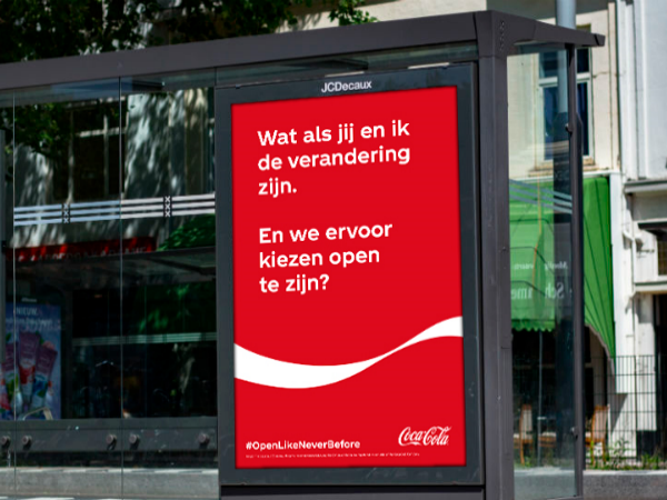 Coca-Cola lanceert campagne: Open Like Never Before