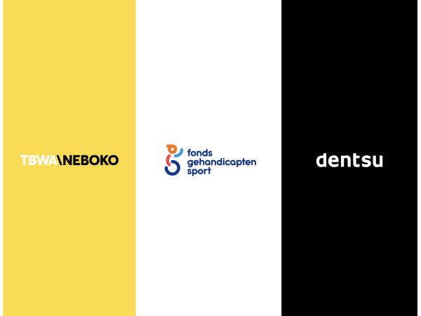 TBWA\NEBOKO en Dentsu Benelux ontwikkelen campagne voor Fonds Gehandicaptensport