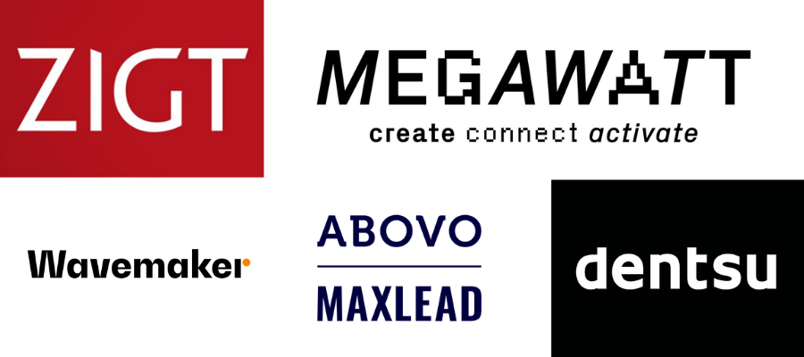 Abovo Maxlead, dentsu, Megawatt, Wavemaker en ZIGT genomineerd voor Cross Media Bureau 2022