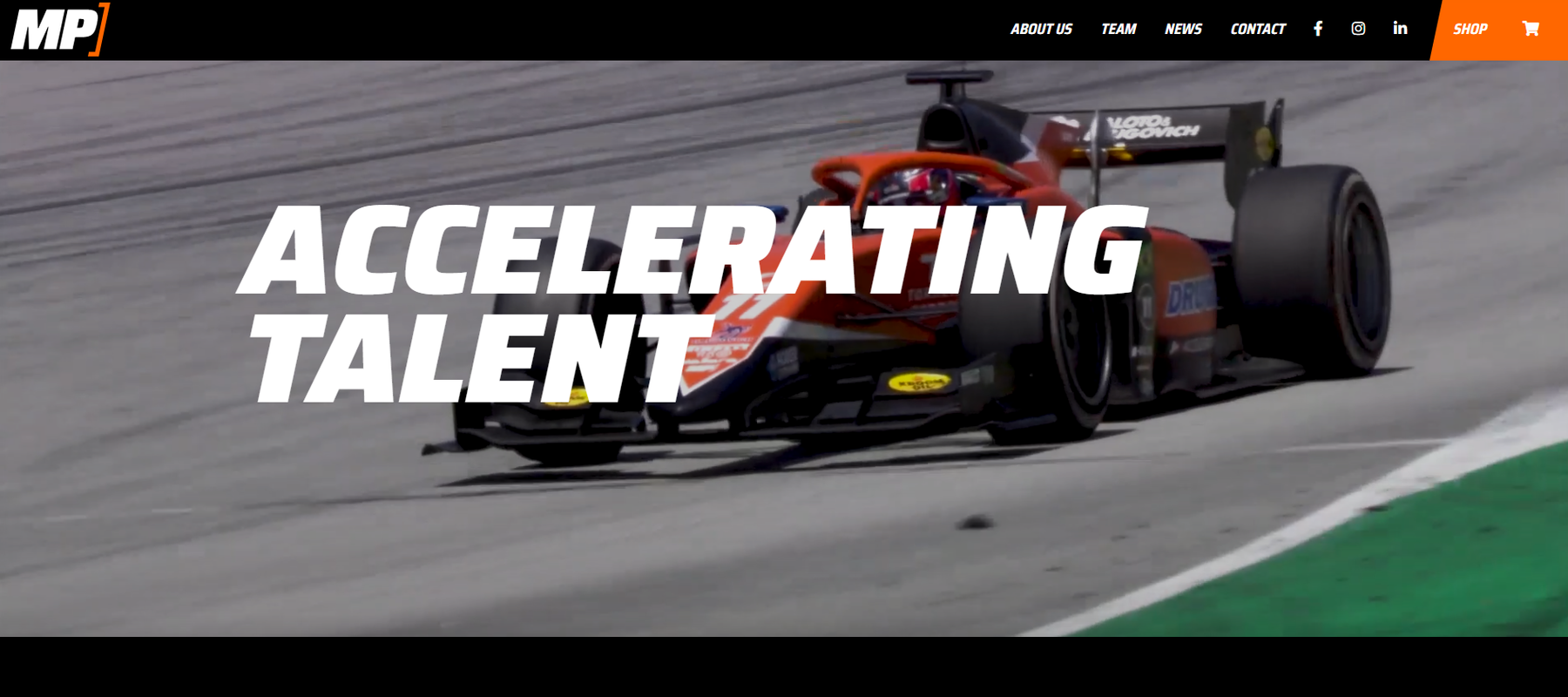 SuperRebel ontwikkelt website MP Motorsport