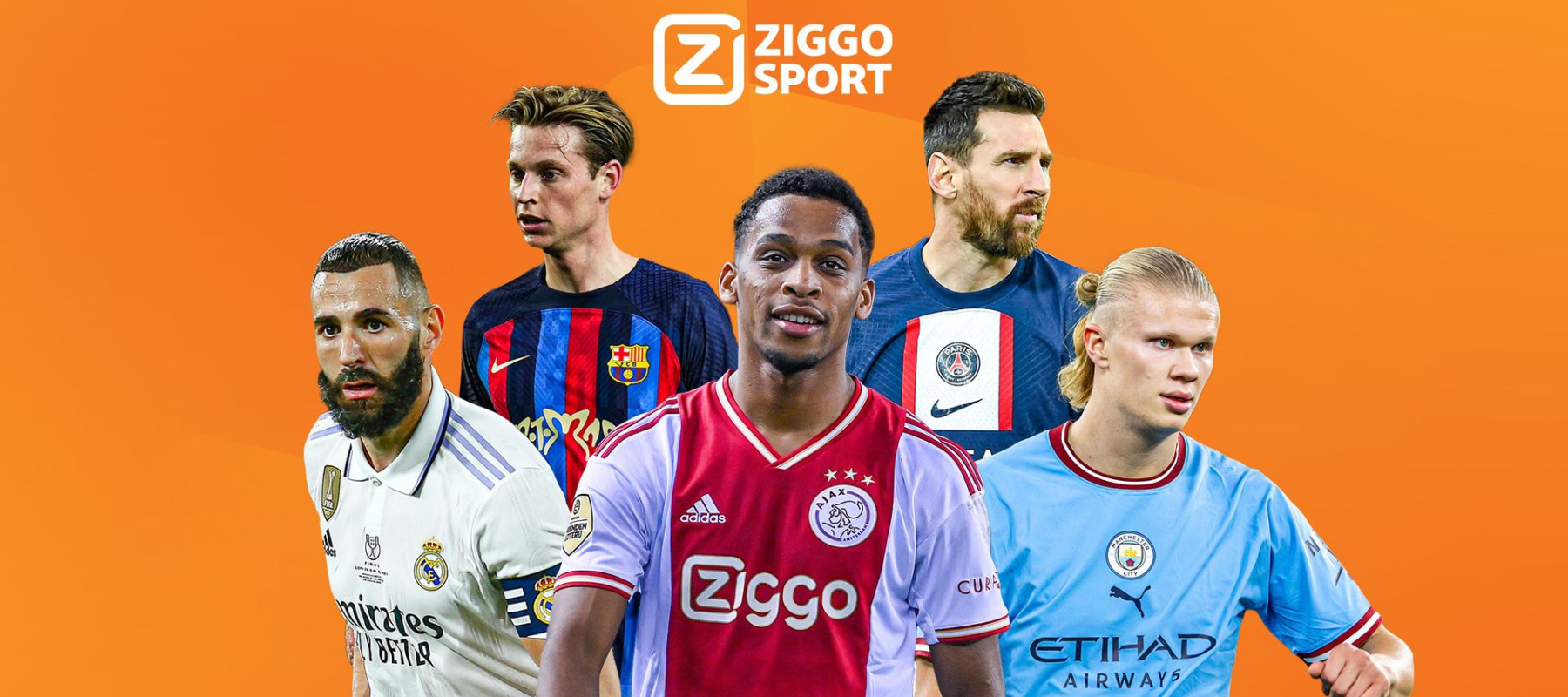 Ajax-spelers krijgen Ziggo Sport op hun rug